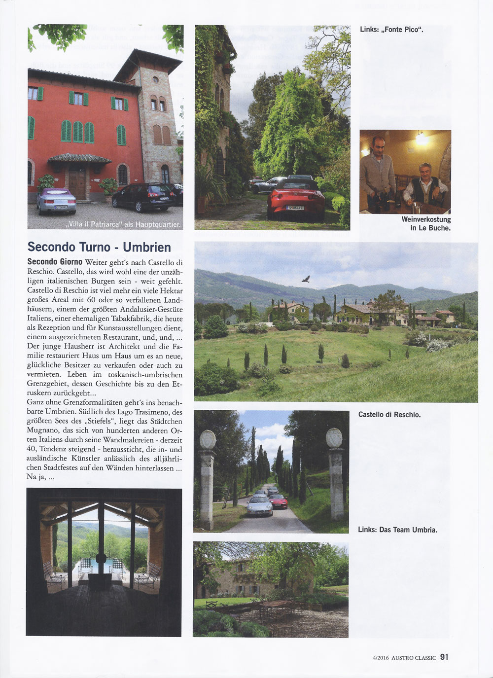 Austro Classic Umbrien Reise mit Umbria mia