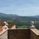 Ausblick Val d'Orcia