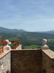 Ausblick Val d'Orcia