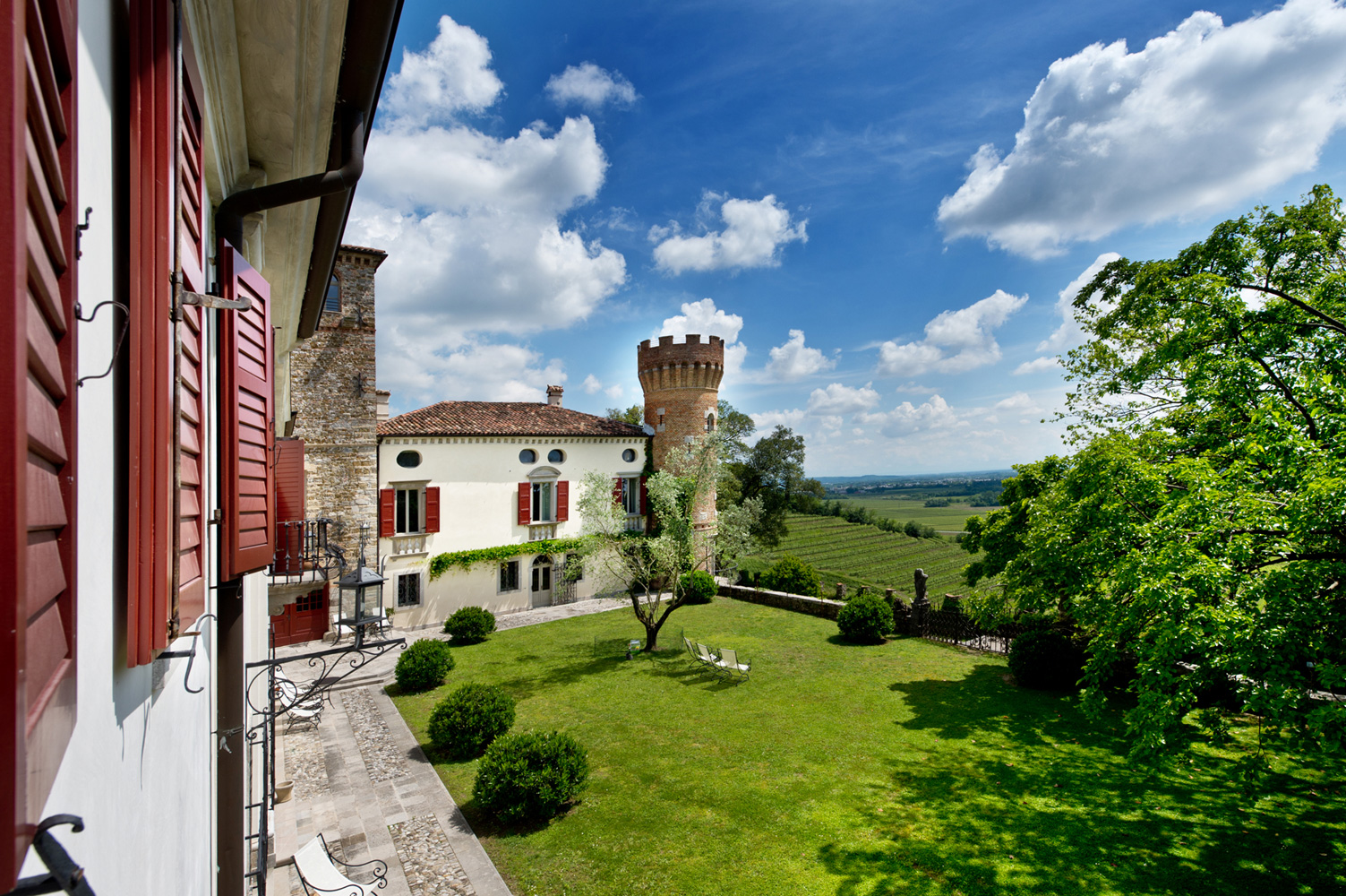 Castello di Buttrio bei Udine im Friaul.