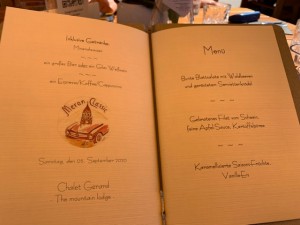 MC - Menu Chalet