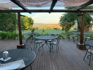 Tenuta Fattoria Vecchia - Terrasse mit Ausblick