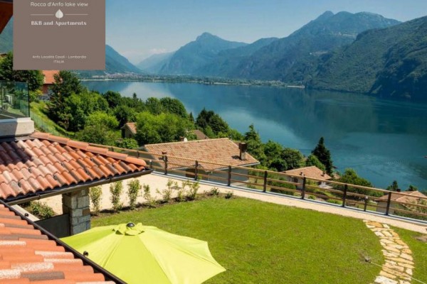 Rocca d'Abfo B&B – mit Blick auf den Lago d'Idro.