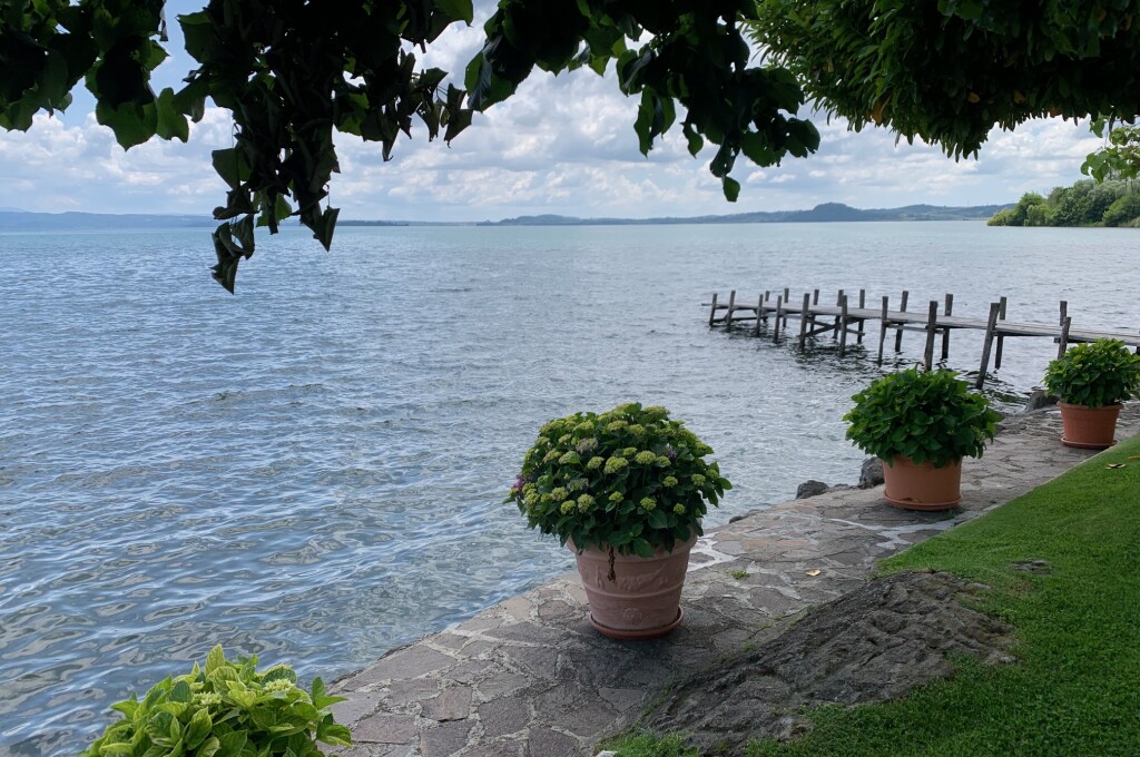 Lago di Bolsena - unser Platz zum Mittagessen